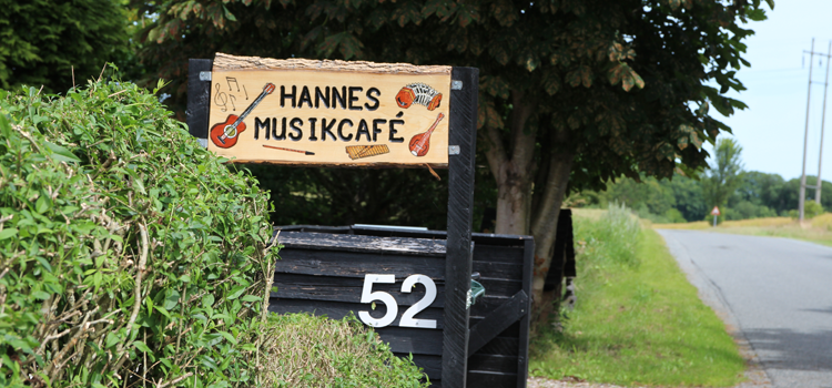 Hannes Musikcafe ligger i Hunderup i vores gamle, ombyggede stald.